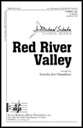 Red River Valley TTBB choral sheet music cover Thumbnail